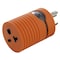 Ac Works Plug Adapter, 6-20R, L6-20P, 6-20P, L6-20P, 0 ft., Orange ADL620620 - alternate 1
